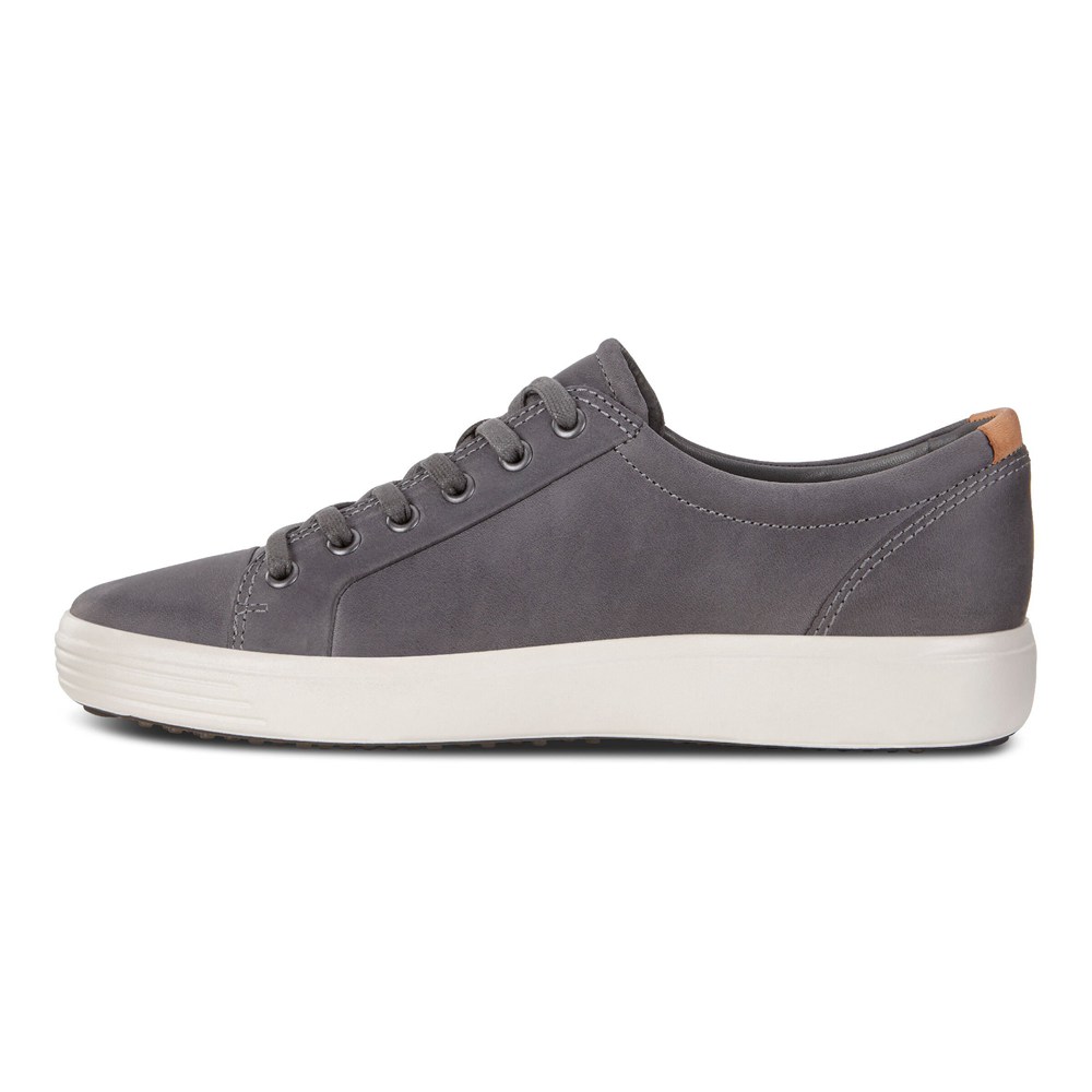 ECCO Mens Sneakers Dark Grey - Soft 7S - PGC-342970